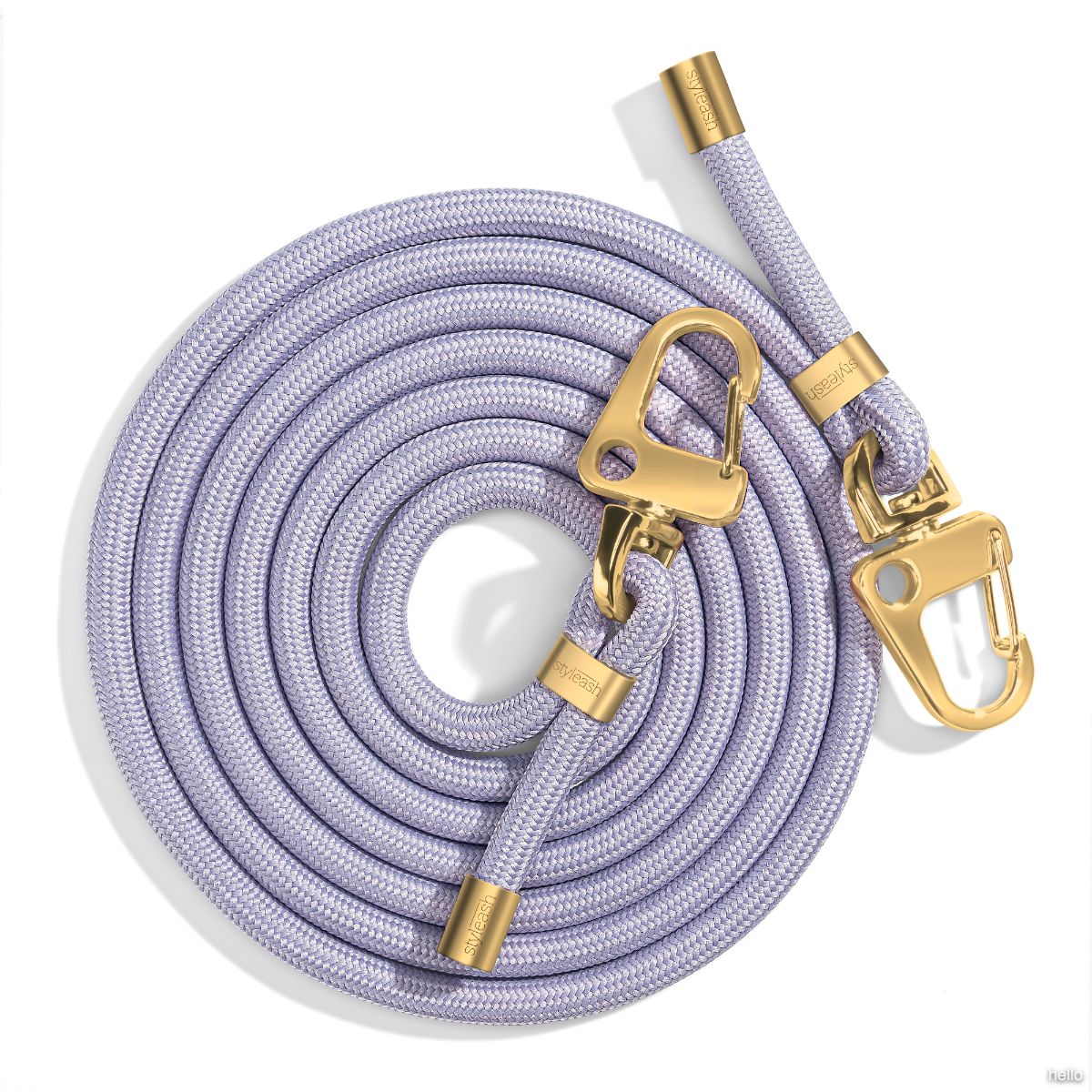 Șnur cu carabin Purple Clear